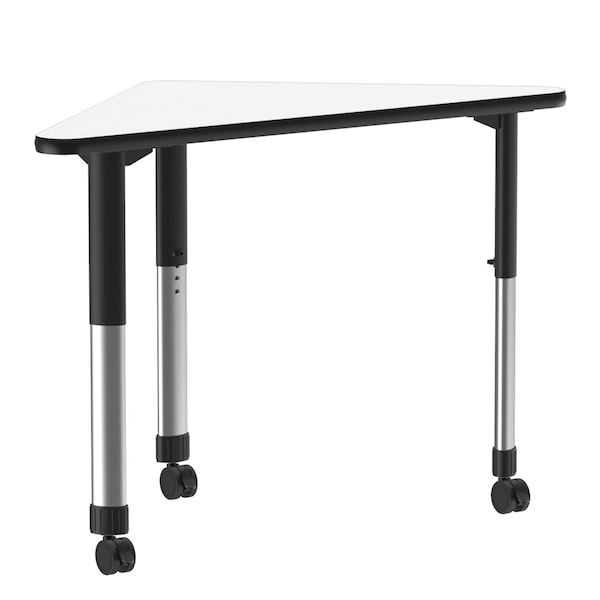 HPL Collaborative Desk - Casters - Wing